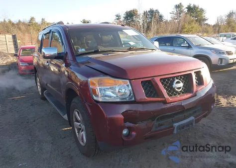 2011 Nissan Armada Sv z USA, uszkodzony, nr VIN 5N1AA0NC1BN622810